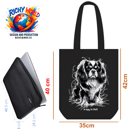 Cavalier King Charles - Dog Tote Bag – Eco Canvas