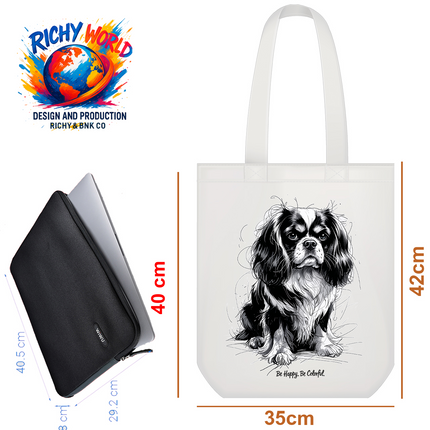 Cavalier King Charles - Dog Tote Bag – Eco Canvas