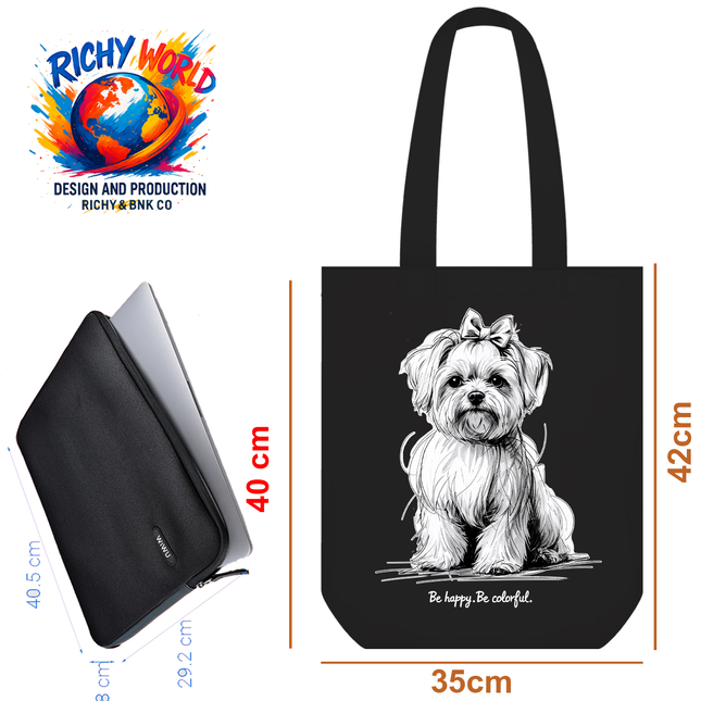 Adorable Puppy - Dog Tote Bag – Eco Canvas