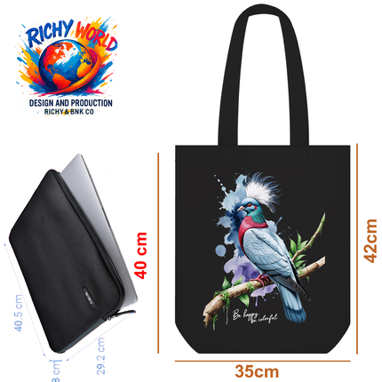 The Royal Pigeon - Bird Tote Bag – Eco Canvas