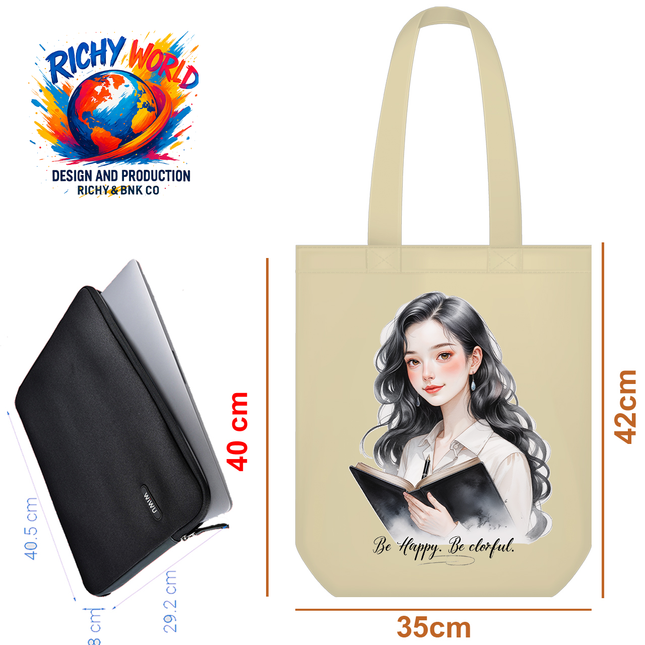 Mystic Muse - Lifestyle Bag Tote – Eco Canvas