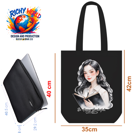 Mystic Muse - Lifestyle Bag Tote – Eco Canvas