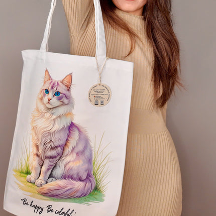 Dreamy Paws - Cat Tote Bag – Eco Canvas