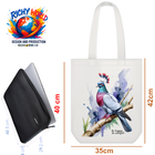 Colorful Pigeon - Bird Tote Bag – Eco Canvas