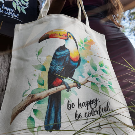 Tropical Toucan - Bird Tote Bag – Eco Canvas