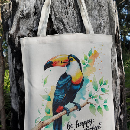 Tropical Toucan - Bird Tote Bag – Eco Canvas