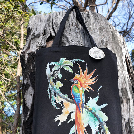 Tropical Paradise - Bird Tote Bag – Eco Canvas