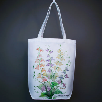 Sweet Pea - Flower Tote Bag – Eco Canvas