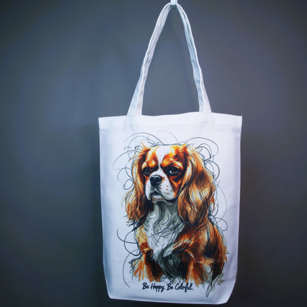 Cavalier Charmer - Dog Tote Bag – Eco Canvas