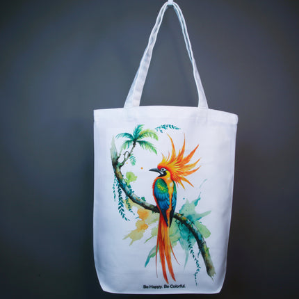 Tropical Paradise - Bird Tote Bag – Eco Canvas