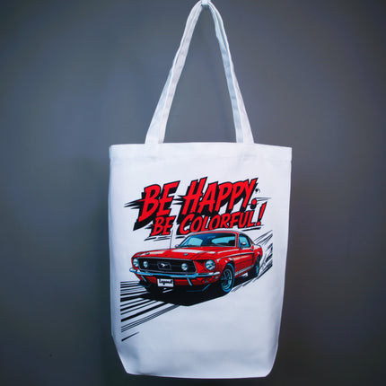 Classic Red Car - Vehicle Bag Tote – Eco Canvas