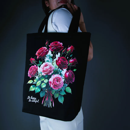 Red Rose - Flower Tote Bag – Eco Canvas
