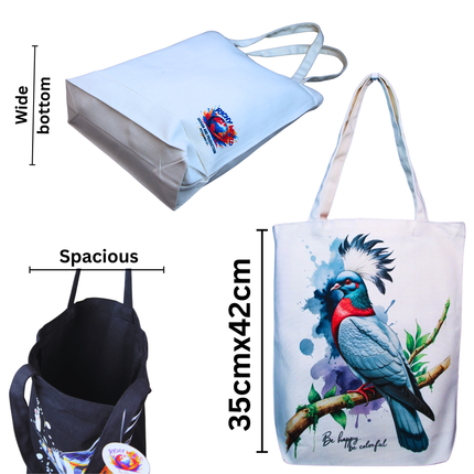 The Royal Pigeon - Bird Tote Bag – Eco Canvas