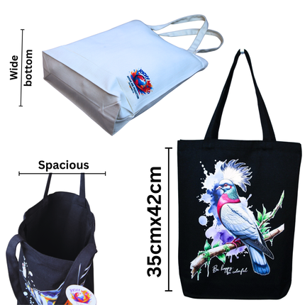 The Royal Pigeon - Bird Tote Bag – Eco Canvas